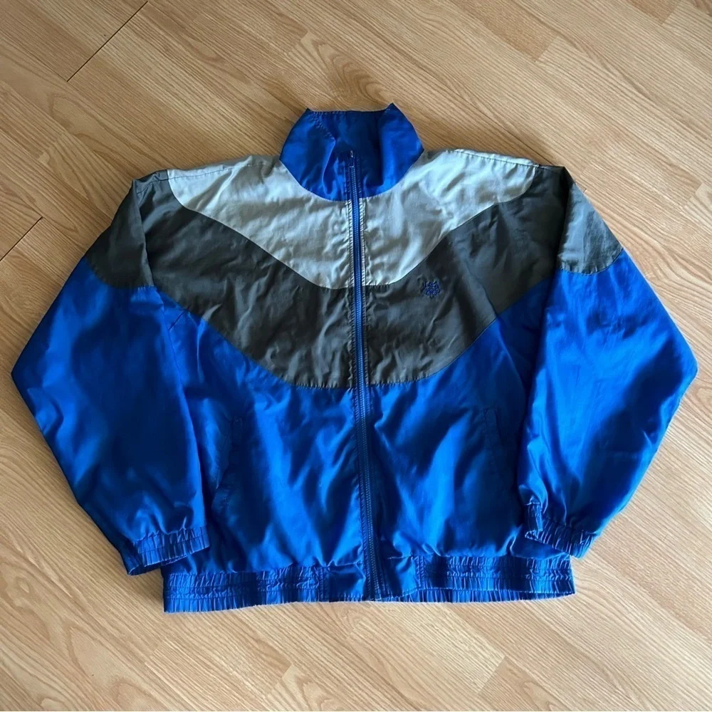 Vintage TEAM USA Colorblock Windbreaker Jacket Large